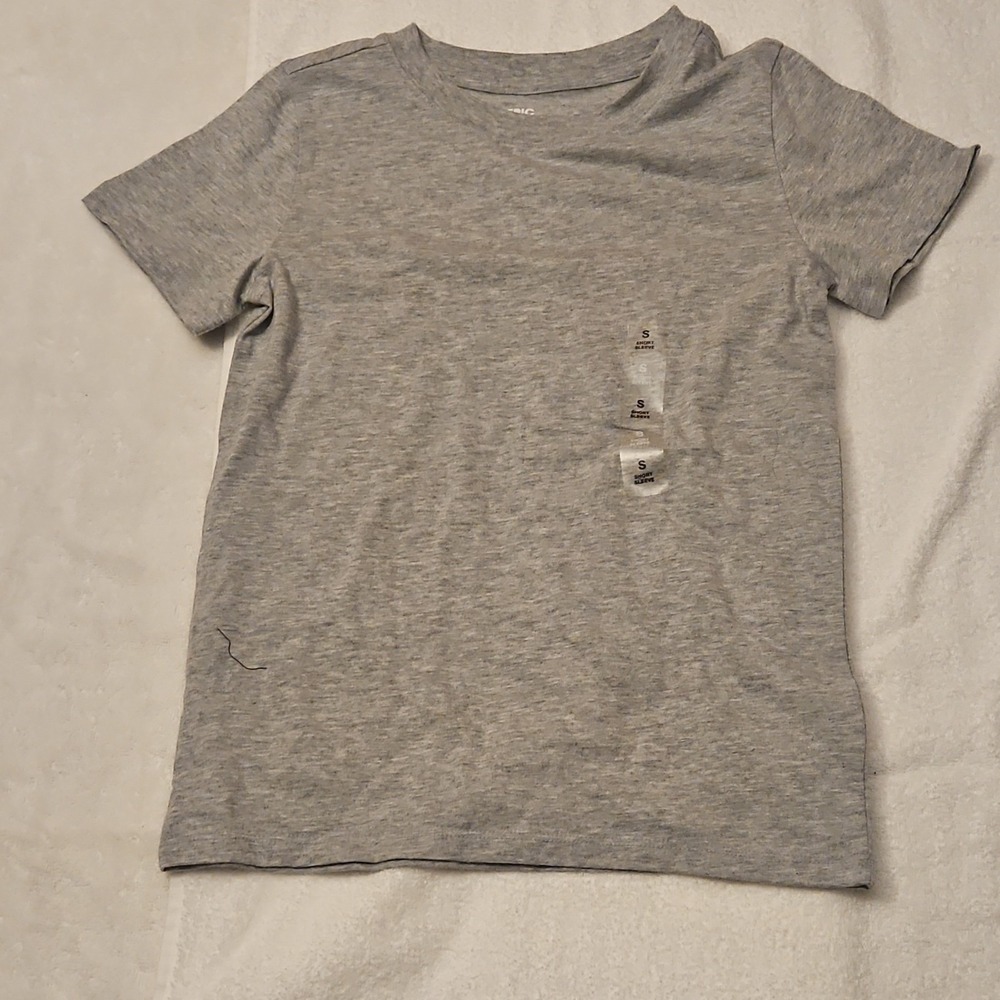 Epic Threads Boys S‎ Gray Short Sleeve Basic Crew Neck Pullover T-Shirt